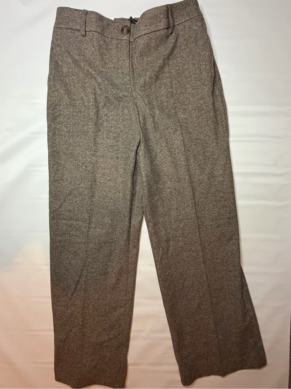 NWT Hilary Radley Women's Brown Straight-Leg Dress Pants Sizes 10 and 12